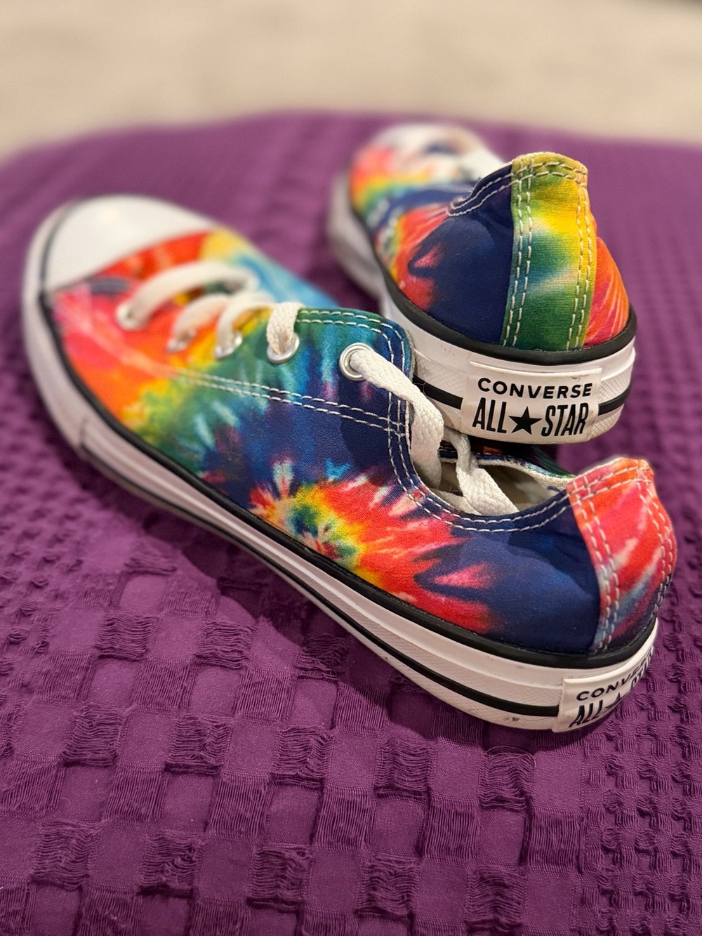 Converse youth tie-dye sneakers